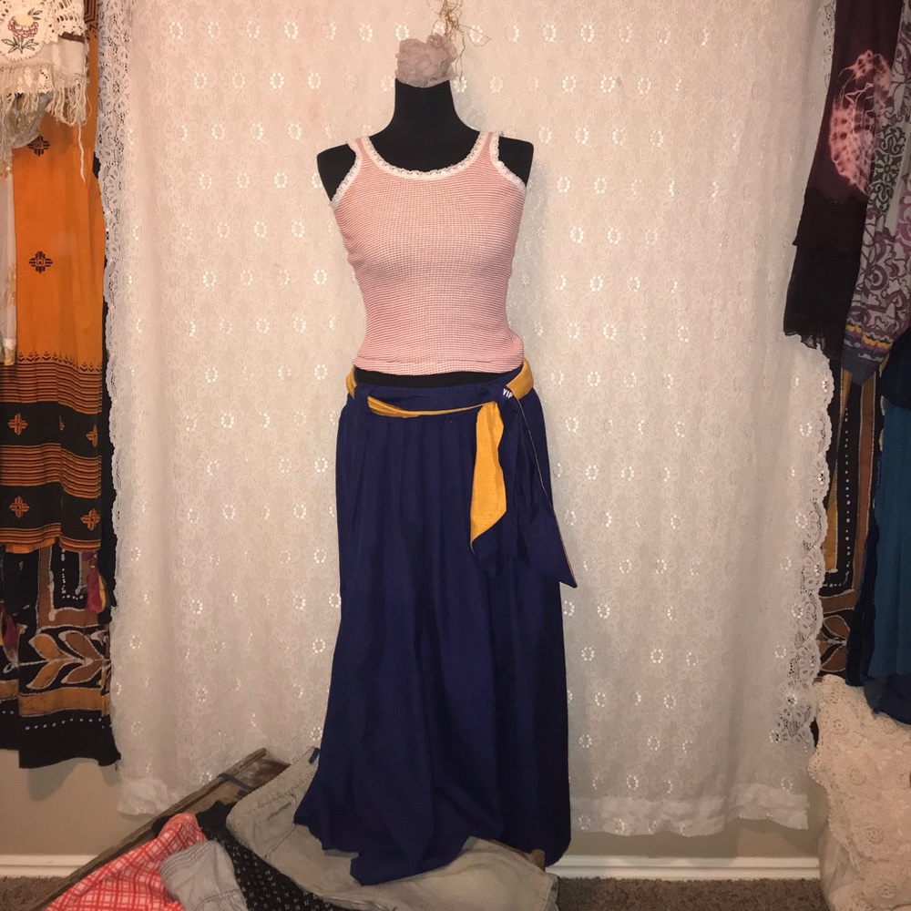 Cobalt Maxi Skirt